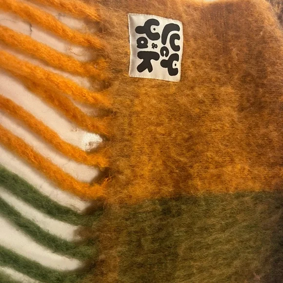 Lucy & Yak Multicolor Scarf with Fringe - Picture 4 of 7